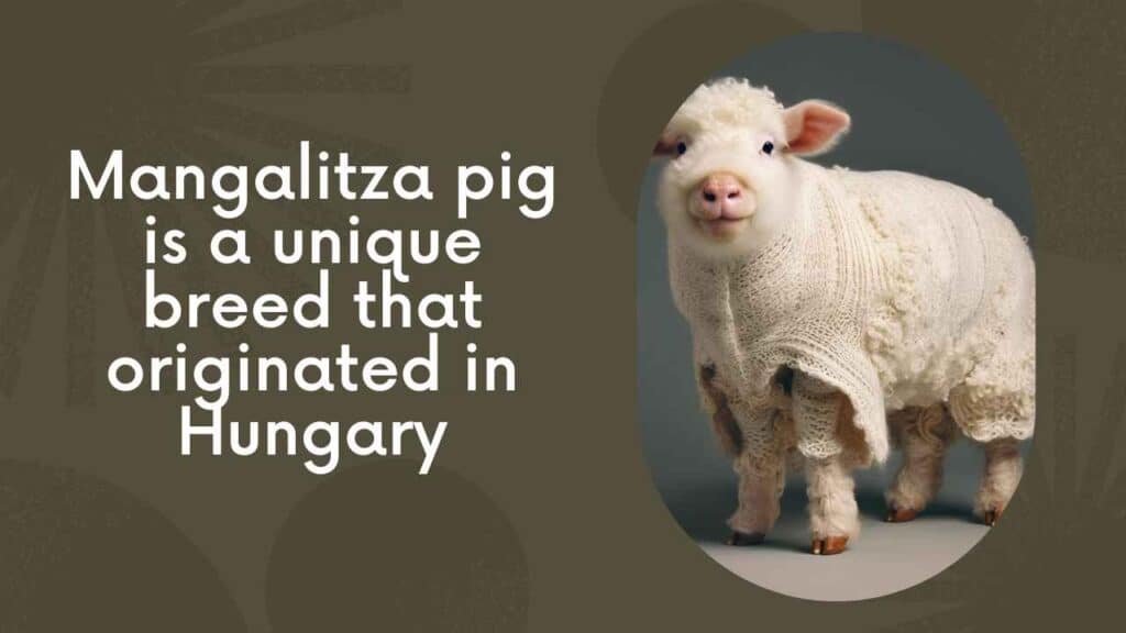 Mangalitza Pig - A Pig In Sheep's Clothing 
