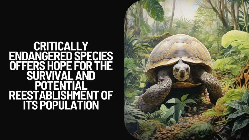 The Resurgence of the Fernandina Giant Tortoise